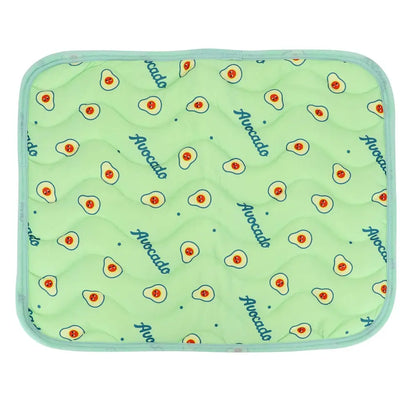 Tapis Rafraichissant Chat avec Motifs d'Avocats