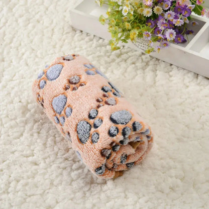 Tapis Rafraichissant Chat avec Motifs en Forme de Pattes