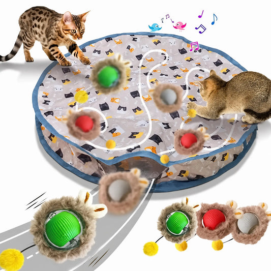 Tapis de Jeu Chat Électronique à Motif Chats Pour toi Mon chat