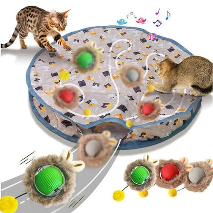 Tapis de Jeu Chat Électronique à Motif Chats Pour toi Mon chat