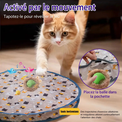 Tapis de Jeu Chat Électronique à Motif Chats Pour toi Mon chat