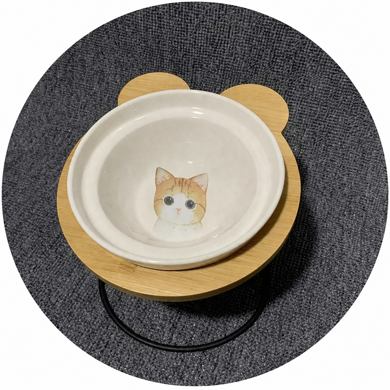 Bols d’alimentation et de boisson en céramique pour chats - MonChatBol™ Pour toi Mon chat