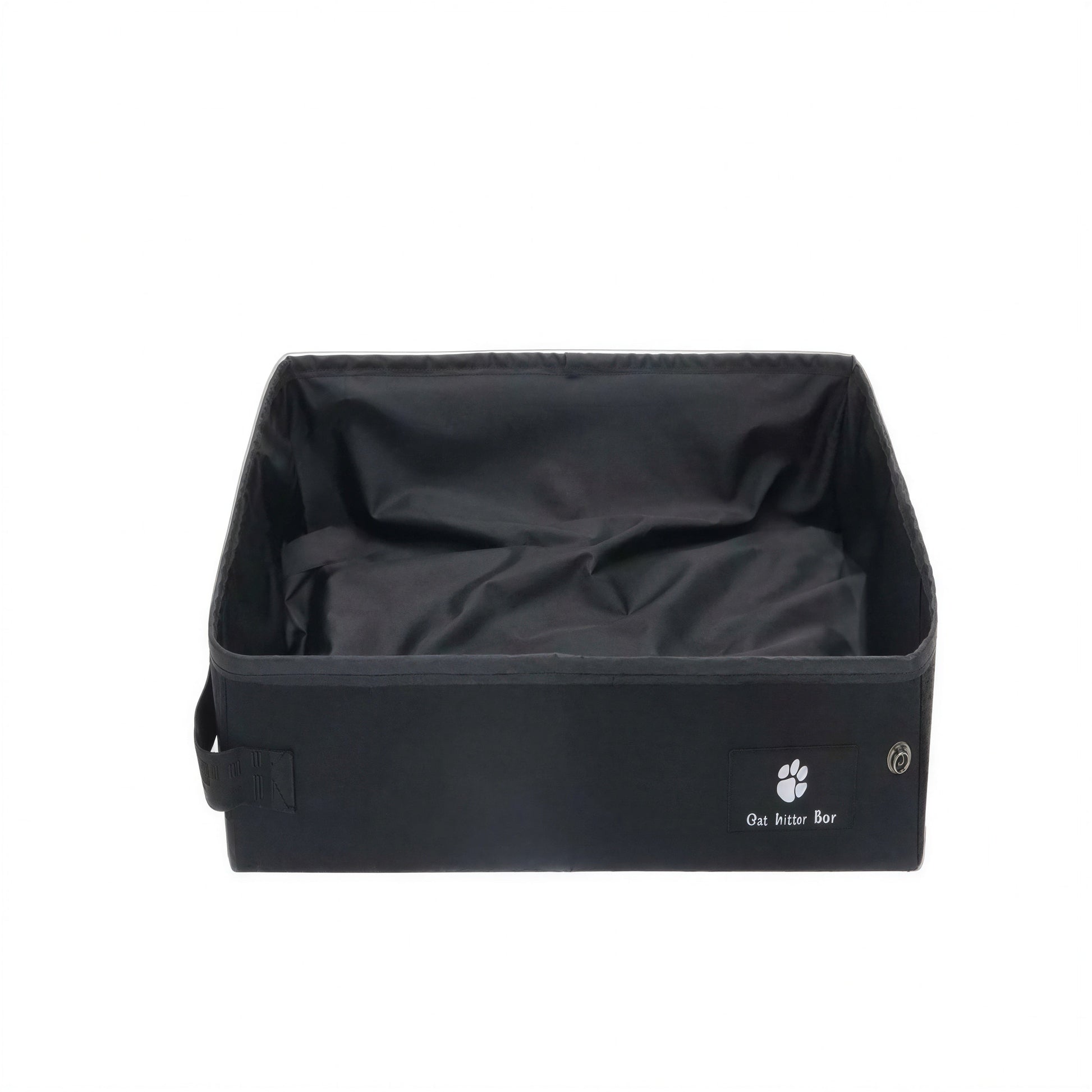 Bac à litière simple et pliable en tissu oxford pour chat Pour toi Mon chat
