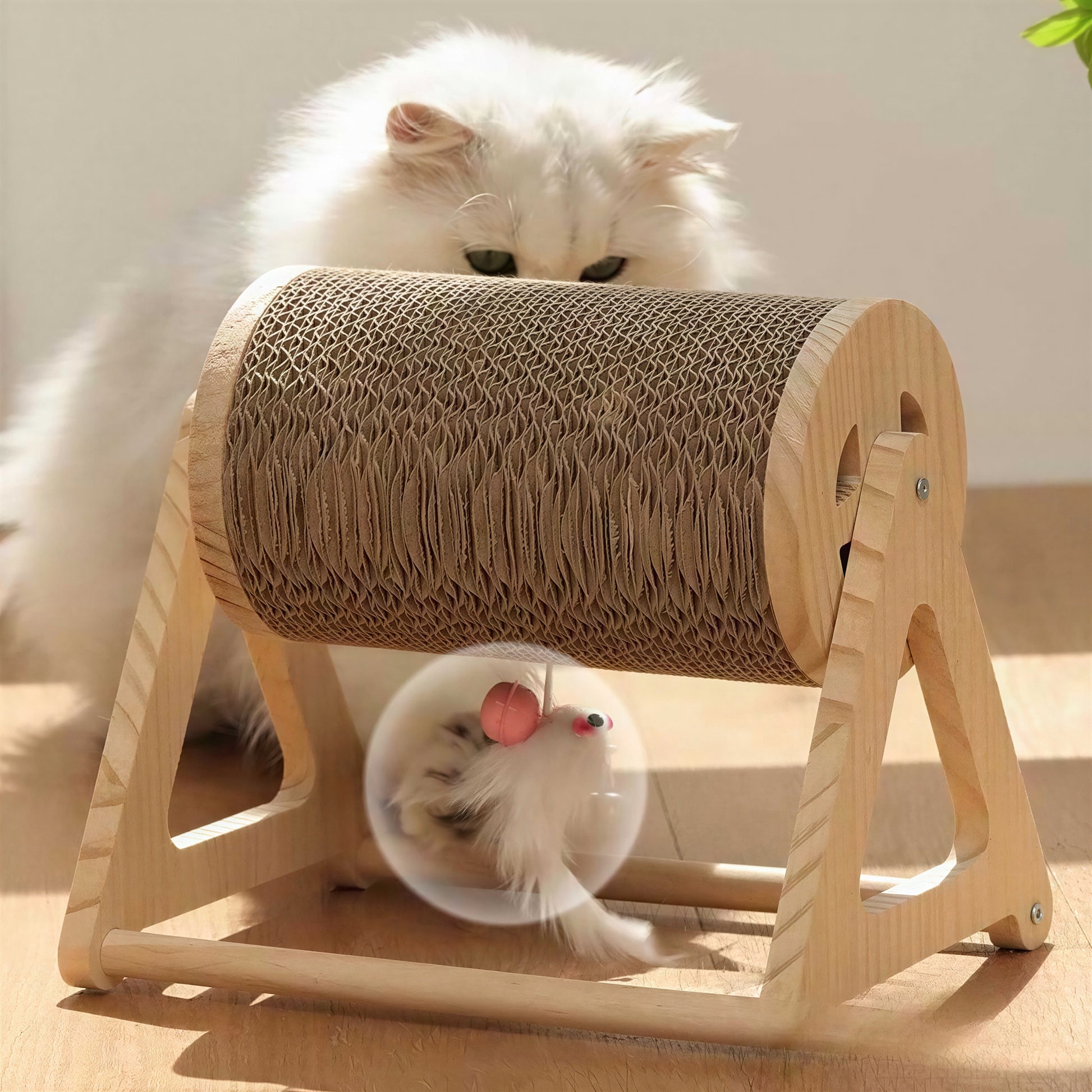 Rouleau à gratter en sisal pour chat - vue 3