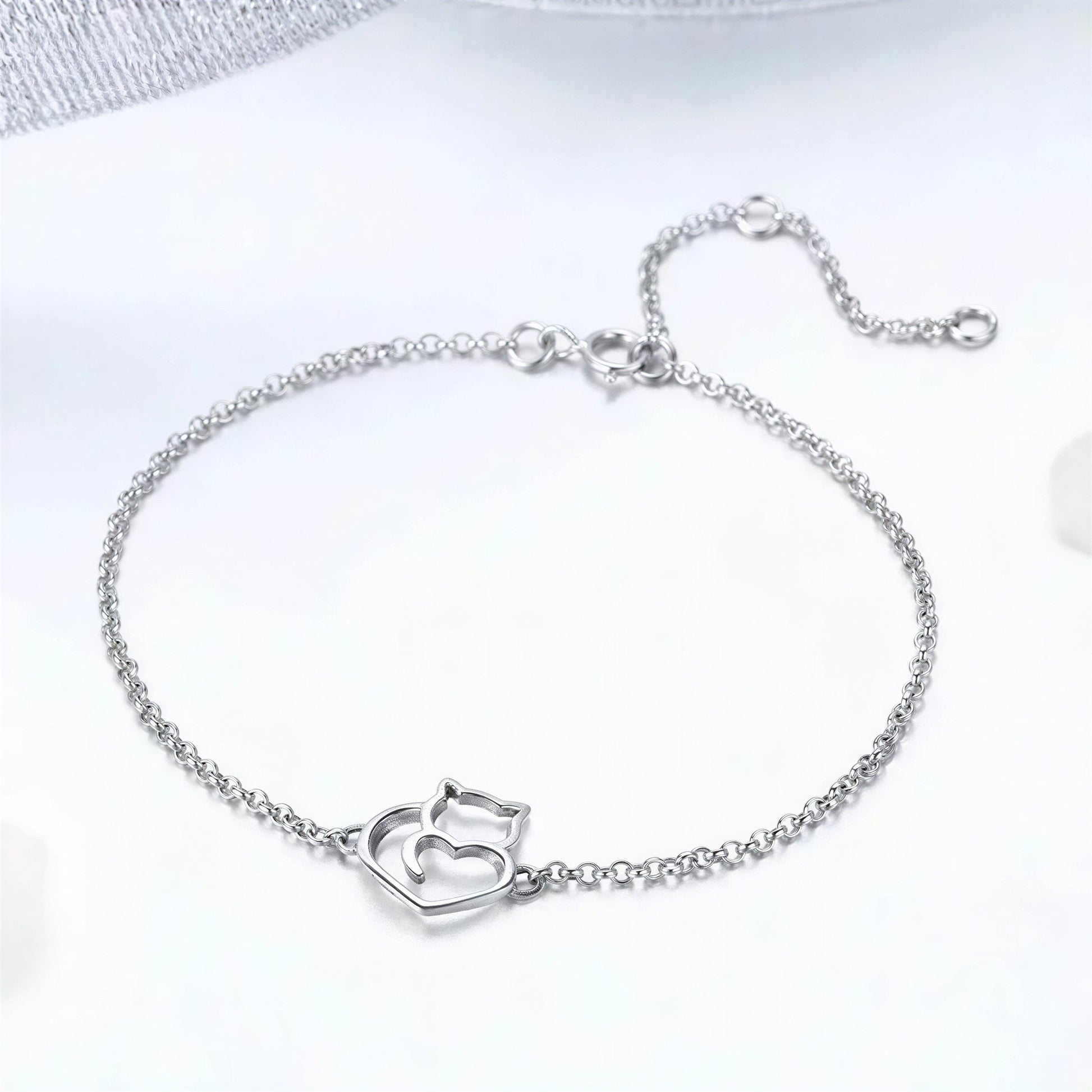 Cadeau pour Fan de Chat Style Bracelet Ajustable Pour toi Mon chat