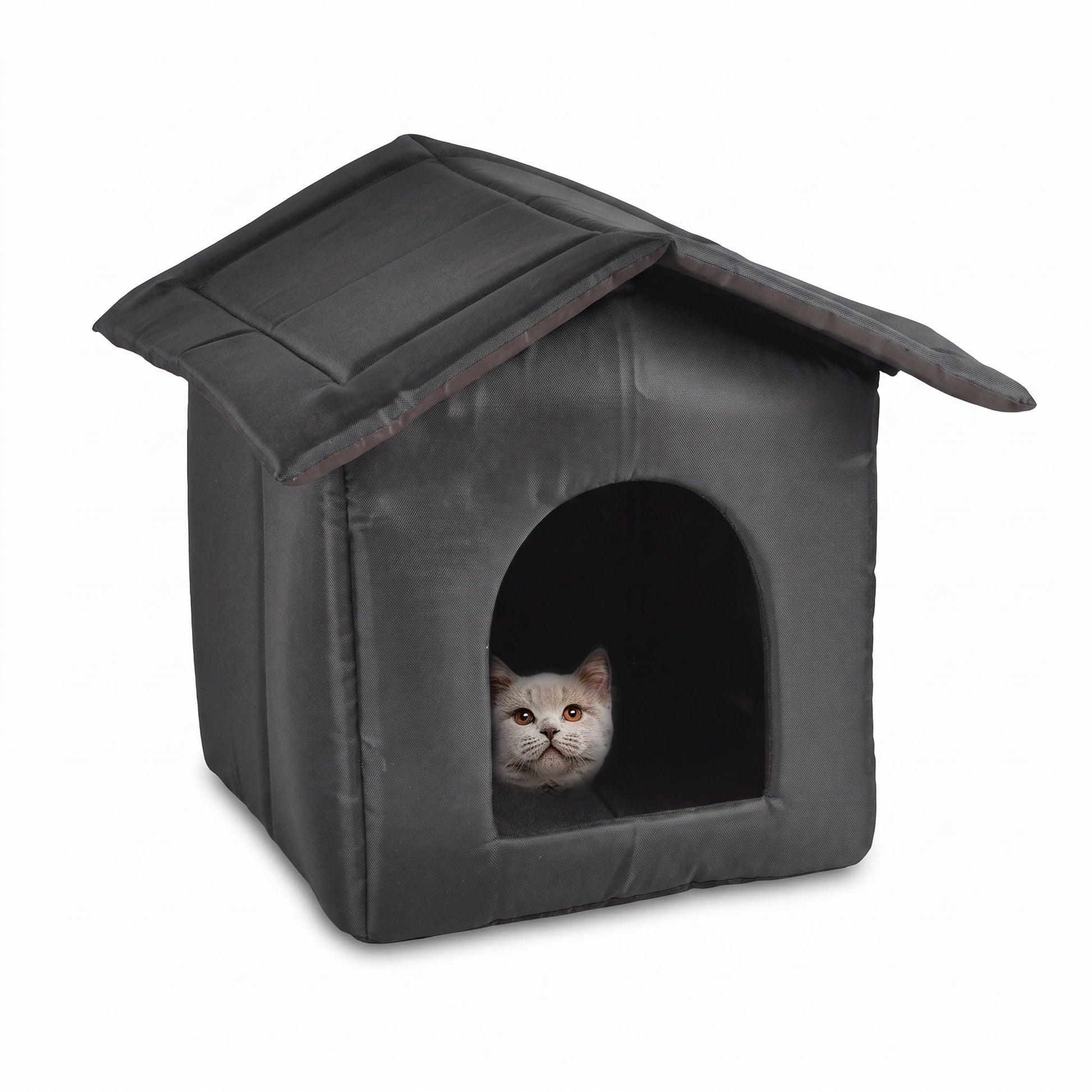 MAISON ÉTANCHE POUR CHAT D’EXTÉRIEUR - CABANE4CAT™ Pour toi Mon chat