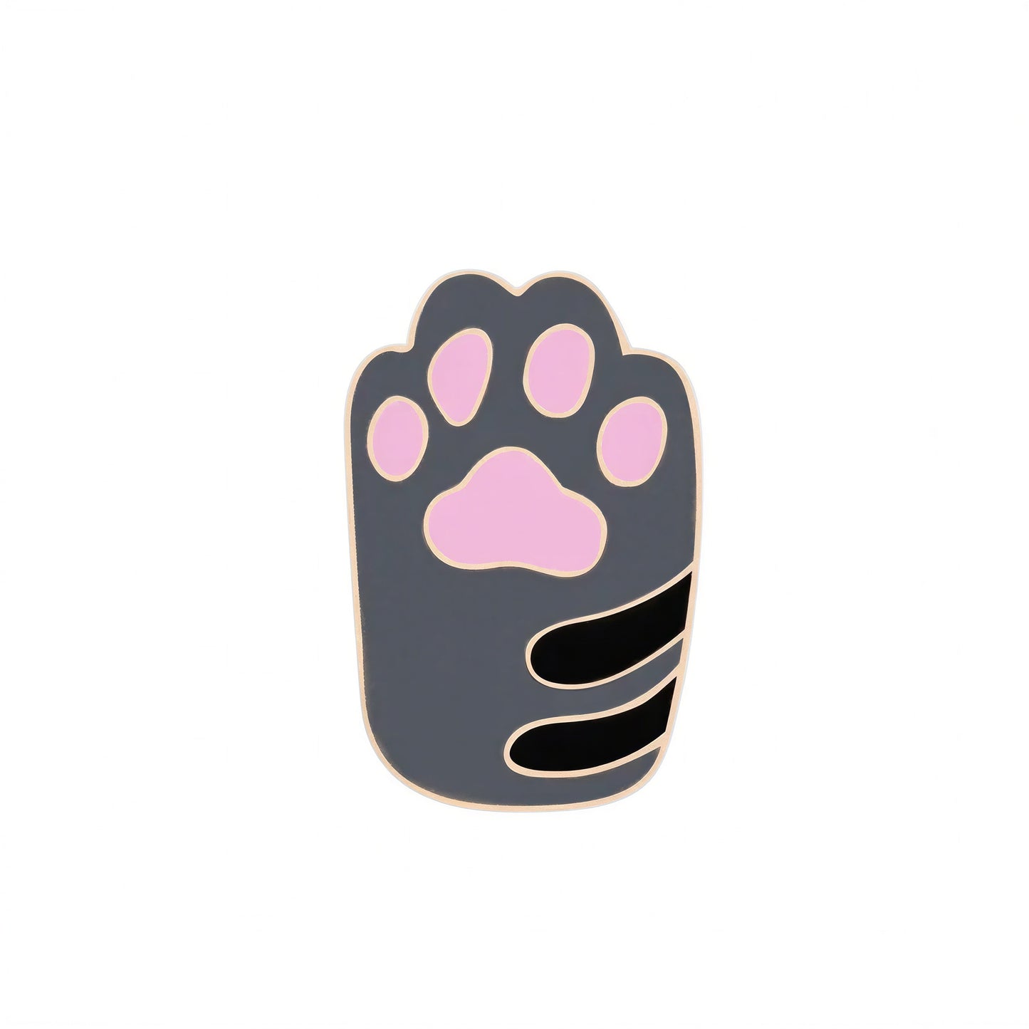Épingles pin's colorées de pattes de chat Pour toi Mon chat