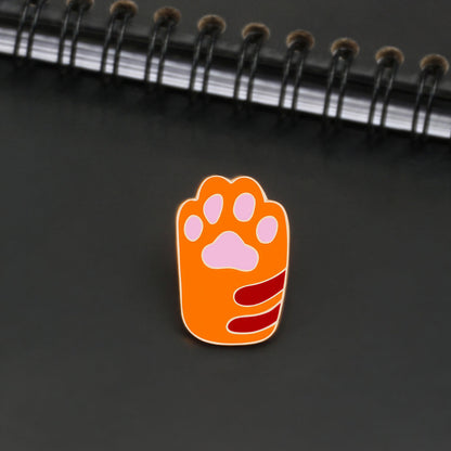 Épingles pin's colorées de pattes de chat Pour toi Mon chat