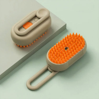Brosse Chat Poil Long à Vapeur et Massante Pour toi Mon chat