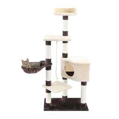 Arbre à chat avec corde et boule Pour toi Mon chat