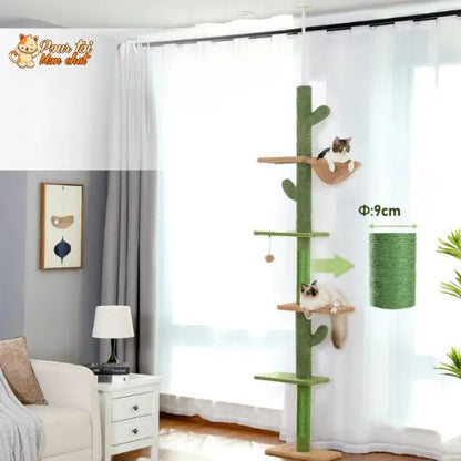 Arbre à chat cactus à cinq niveaux Pour toi Mon chat
