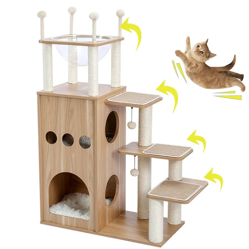 Arbre à chat en sisal à plusieurs niveaux Pour toi Mon chat