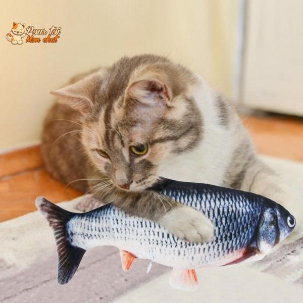 Poisson Sauteur Jouet pour Chat - Attrap'Fish™