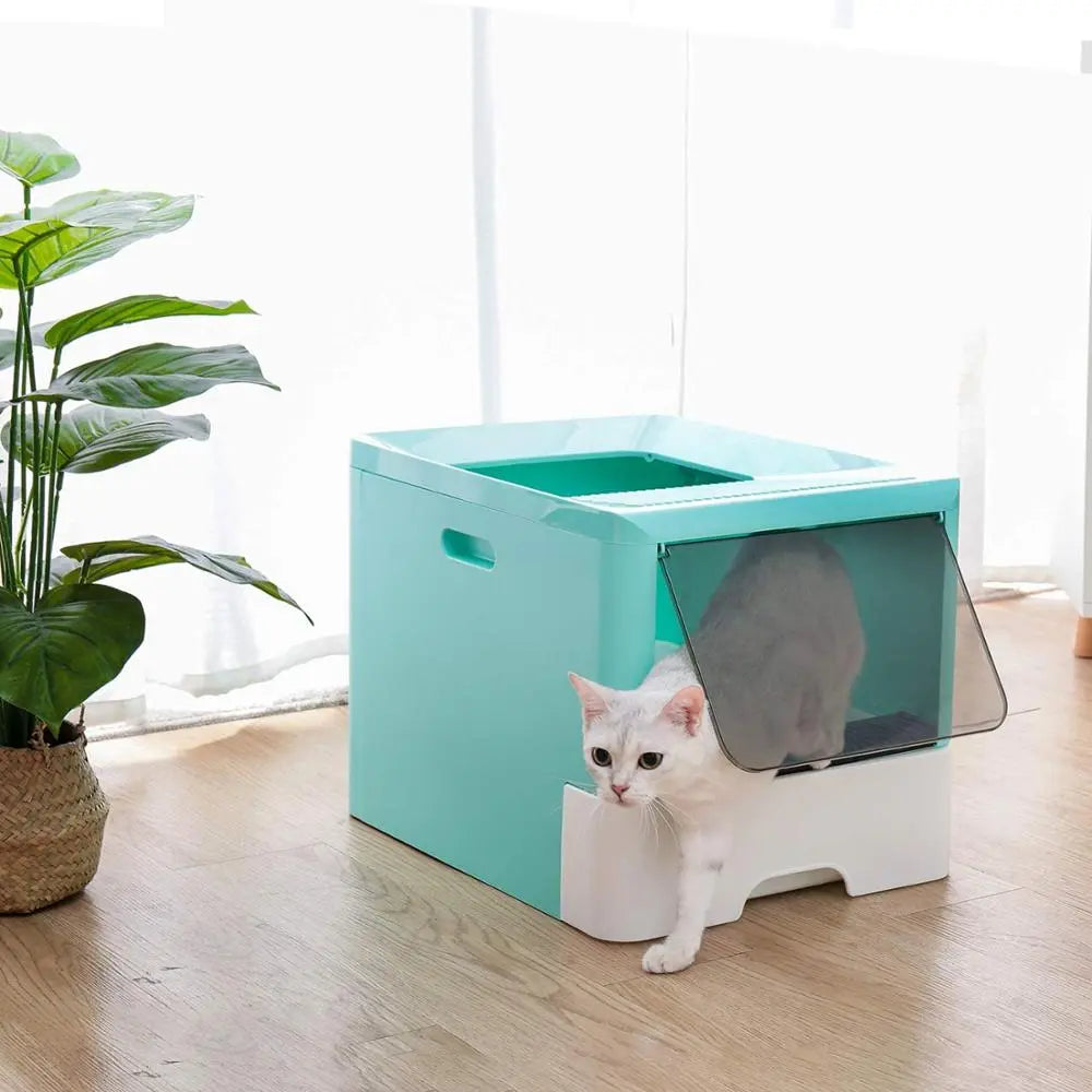 Bac à litière avec pelle pour chat Pour toi Mon chat