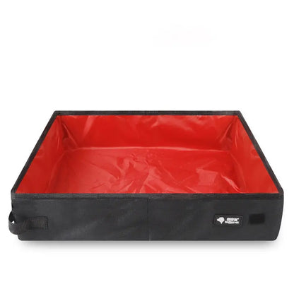 Bac à litière de voyage pliable et portable pour chat Pour toi Mon chat