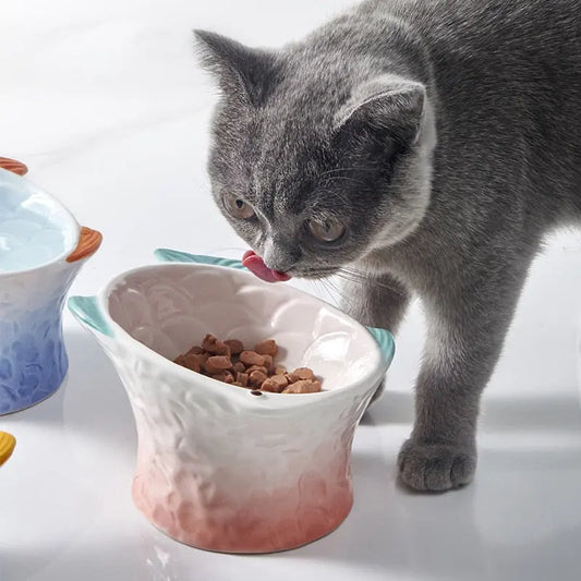 Bol de nourriture en céramique pour chat Pour toi Mon chat