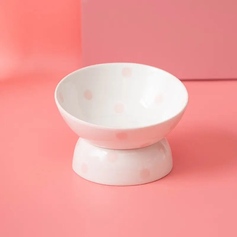 Bol en céramique surélevé pour chat Pour toi Mon chat