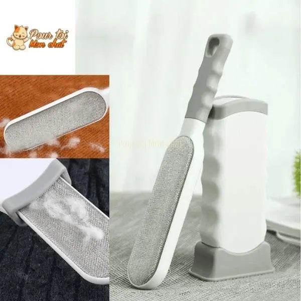 Brosse à poils pour Chat sur Vêtement et Canapé - Chat'Brosse'Tout™ - Pour toi Mon chat