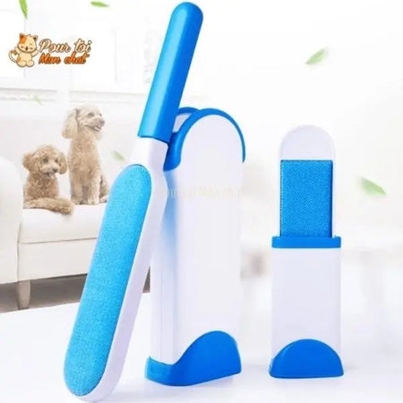 Brosse à poils pour Chat sur Vêtement et Canapé - Chat'Brosse'Tout™ - Pour toi Mon chat