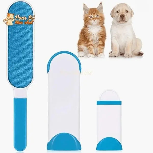 Brosse à poils pour Chat sur Vêtement et Canapé - Chat'Brosse'Tout™ - Pour toi Mon chat