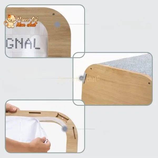 CABANE, LIT, MAISON - POUR CHAT MODERNE EN BOIS - TheRadioChat™ - Pour toi Mon chat