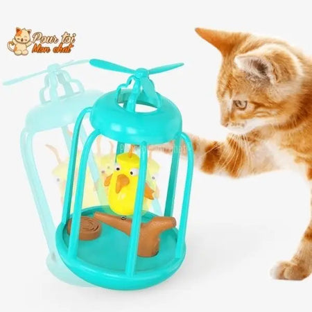 Cage à oiseau ludique pour chat - Titi&GrosMinet™ - Pour toi Mon chat
