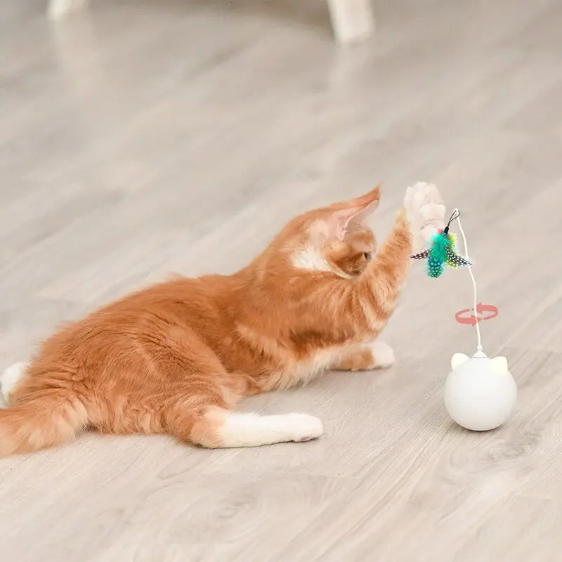 Cat Stick Feathers Accessories for Smart Interactive Cat Toy Funny Pet Game Electronic LED Light Toys Kitty Balls Pour toi Mon chat