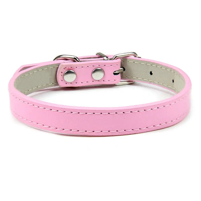 Collier en cuir souple et solide pour chat Pour toi Mon chat