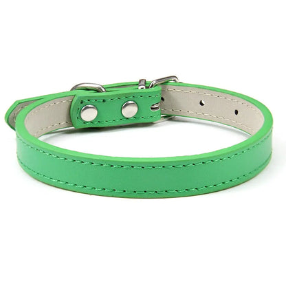 Collier en cuir souple et solide pour chat Pour toi Mon chat