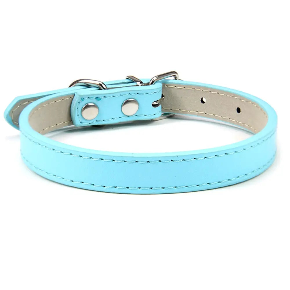 Collier en cuir souple et solide pour chat Pour toi Mon chat
