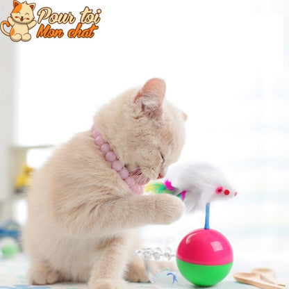 Balle culbuto avec souris - Souris'On'Ball™ - Pour toi Mon chat