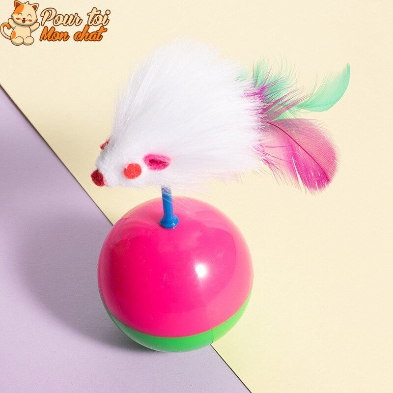 Balle culbuto avec souris - Souris'On'Ball™ - Pour toi Mon chat