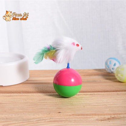 Balle culbuto avec souris - Souris'On'Ball™ - Pour toi Mon chat