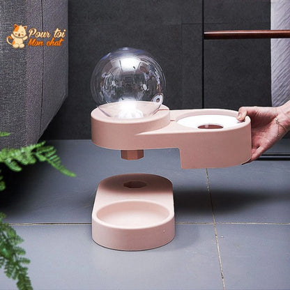 Distributeur d'Eau pour Chat 2 en 1 - Districat™ - Pour toi Mon chat