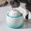 Distributeur d'eau en céramique avec USB pour chats Pour toi Mon chat