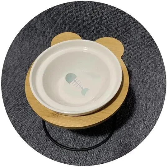 Bols d’alimentation et de boisson en céramique pour chats - MonChatBol™ - Pour toi Mon chat