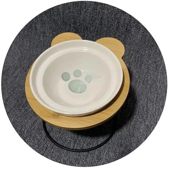 Bols d’alimentation et de boisson en céramique pour chats - MonChatBol™ - Pour toi Mon chat