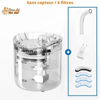 Fontaine à eau pour chat avec capteur automatique - Pour toi Mon chat