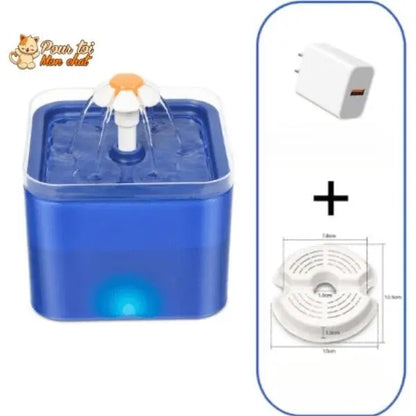 Fontaine à eau pour chats avec éclairage LED - Pour toi Mon chat
