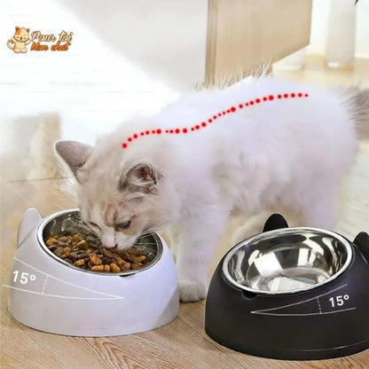Gamelle Inclinée pour Chat - KittyBowl™ - Pour toi Mon chat