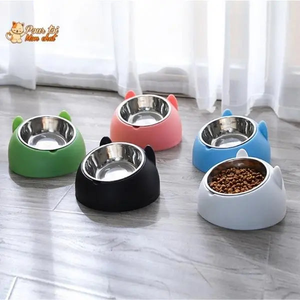 Gamelle Inclinée pour Chat - KittyBowl™ - Pour toi Mon chat