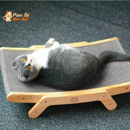 La planche à gratter 3 en 1 Griffoir, Lit, Jouet - pour Chat - Grat’Minou™ - Pour toi Mon chat