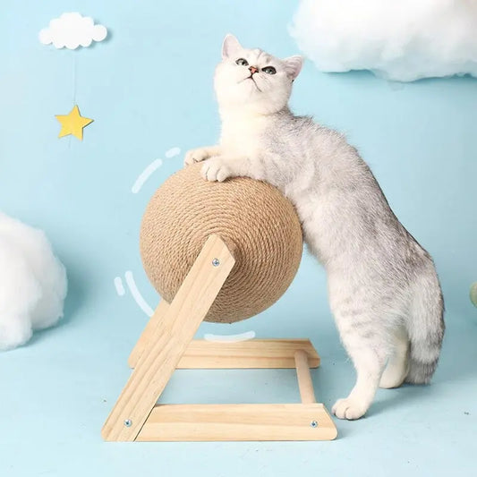 Griffoir brosse boule pour chat - Grif'Ball'Cat Pour toi Mon chat