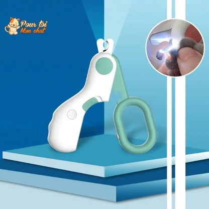 Coupe ongles sécurisé à LED - chat - chien - lapin - GriffouNet’™ - Pour toi Mon chat