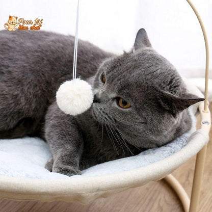 Panier Suspendu avec un Jouet - Hamac4cat™ - Pour toi Mon chat