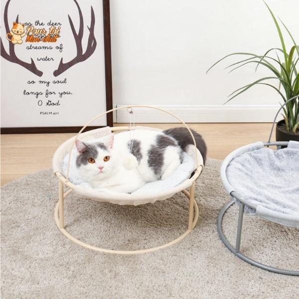 Panier Suspendu avec un Jouet - Hamac4cat™ - Pour toi Mon chat