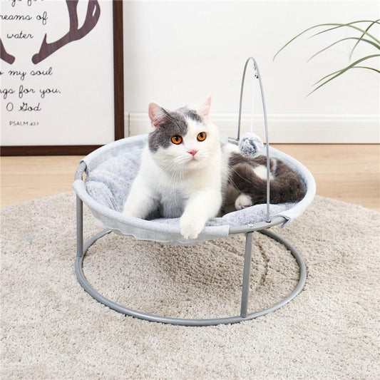 Panier Suspendu avec un Jouet - Hamac4cat™ - Pour toi Mon chat