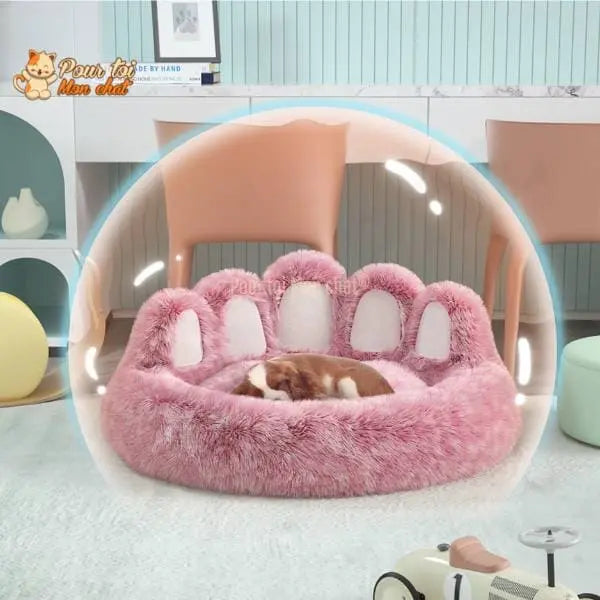 LIT À GRIFFES D’OURS POUR CHAT - TEDDYCAT™ - Pour toi Mon chat