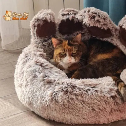 LIT À GRIFFES D’OURS POUR CHAT - TEDDYCAT™ - Pour toi Mon chat