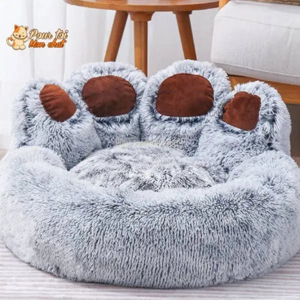 LIT À GRIFFES D’OURS POUR CHAT - TEDDYCAT™ - Pour toi Mon chat